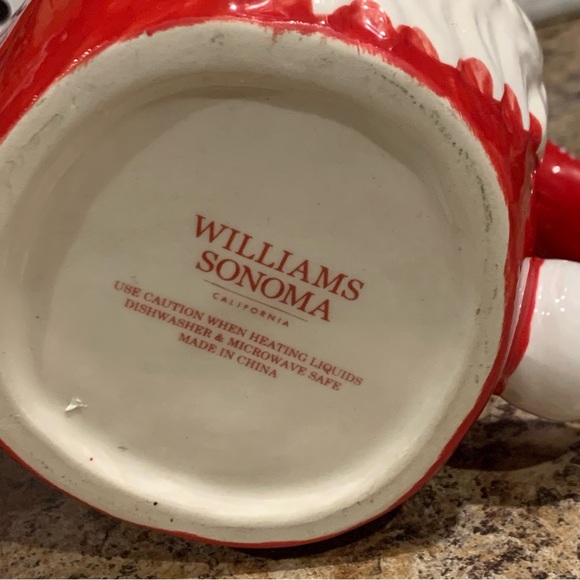 Williams Sonoma Figural Santa Coffee Cocoa Mug EUC 16 oz - Picture 7 of 7